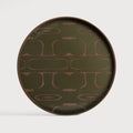 Second Nature Valet Tray | Moss | Glass | Round
