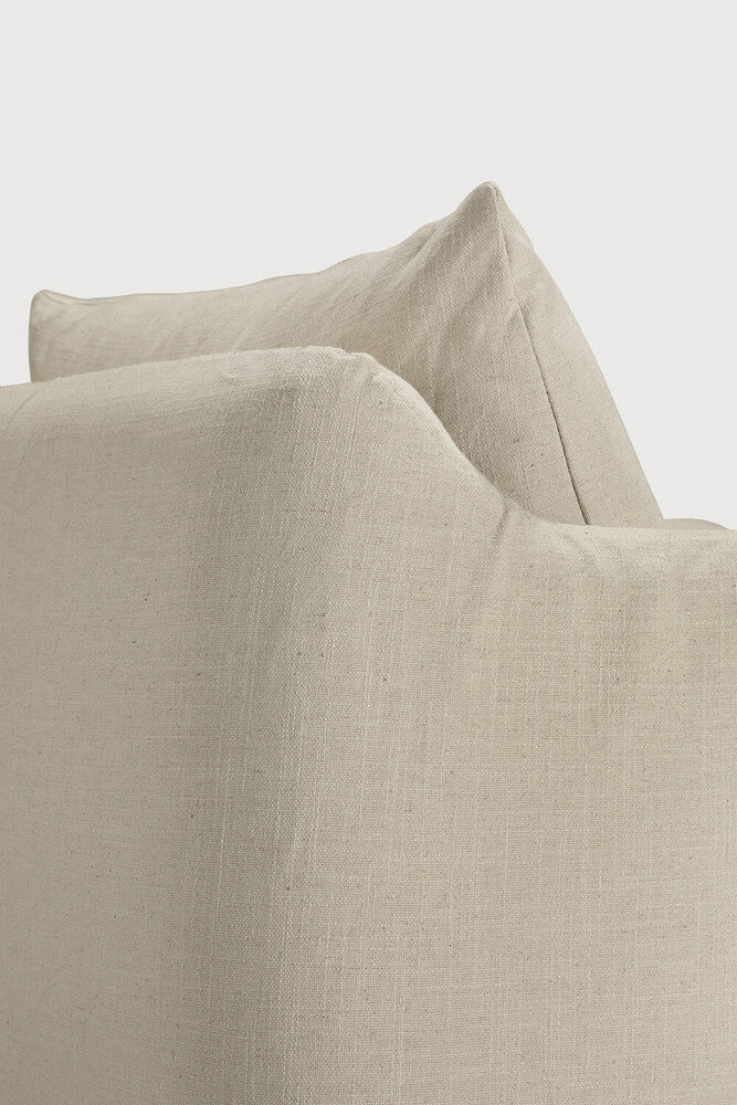 Weave Lounge Chair | Bone Fabric | Removable Cover