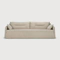 Weave Sofa | Bone Fabric | 3 Seater | Removable Cover
