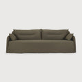 Weave Sofa | Green Fabric | 3 Seater | Removable Cover