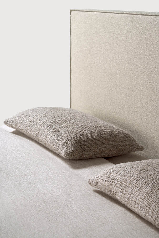 Revive Bed | Sand Linen | Us King | With Slats | Removable Cover
