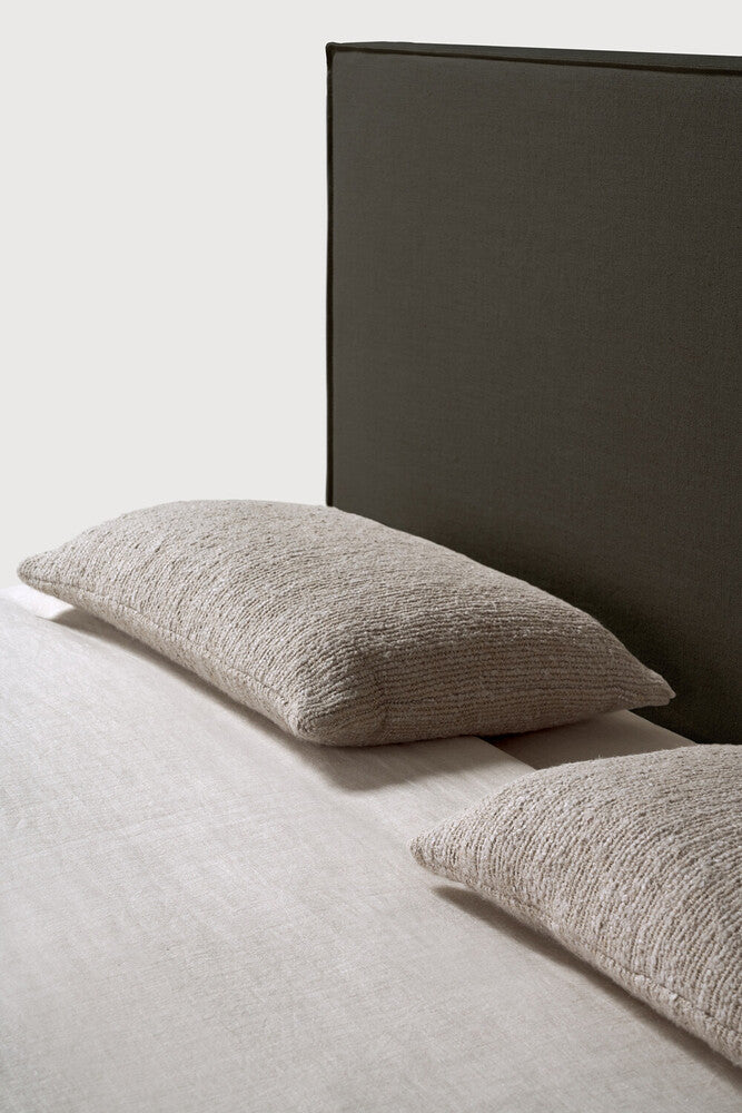 Revive Bed | Grey Linen | Us Queen | With Slats | Removable Cover