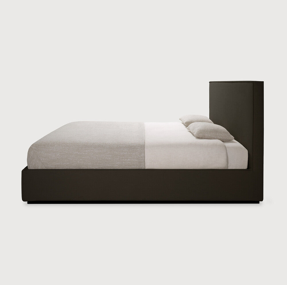 Revive Bed | Grey Linen | Us King | With Slats | Removable Cover
