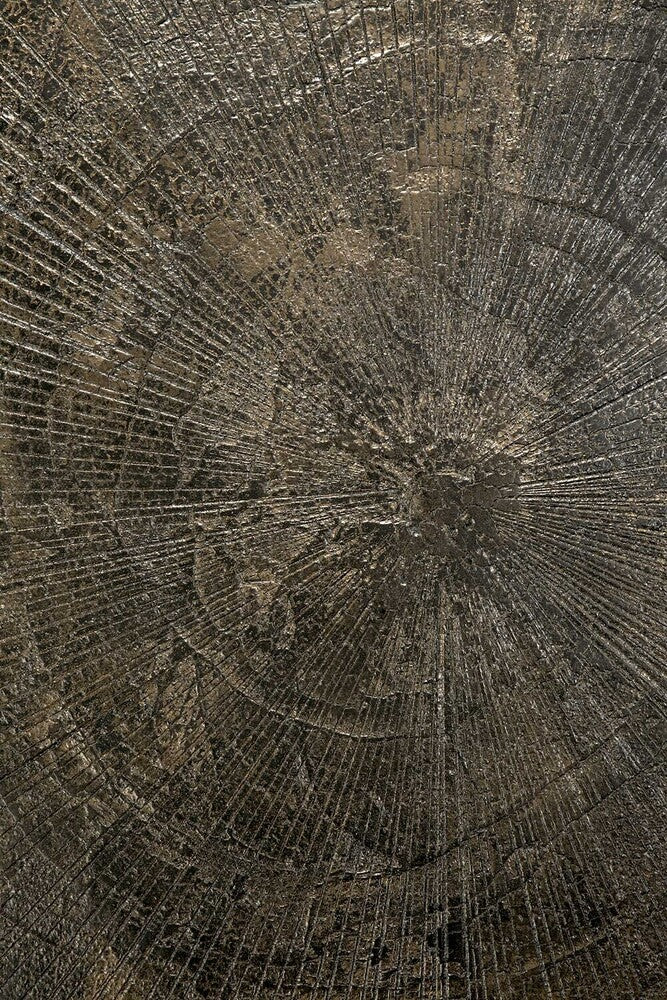 Slice Coffee Table | Varnished Minerals | Ray Whisky | Oval | 41" X 37"
