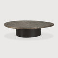 Slice Coffee Table | Varnished Minerals | Ray Whisky | Oval | 54" X 48"
