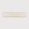 Elements Floor Shelf | Varnished Microcement | Off White