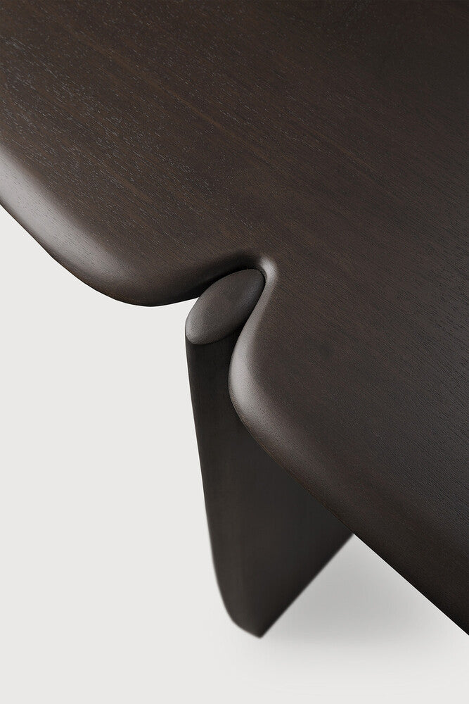 Pi Console | Varnished Mahogany | Dark Brown | 2 Legs | 51" X 16"