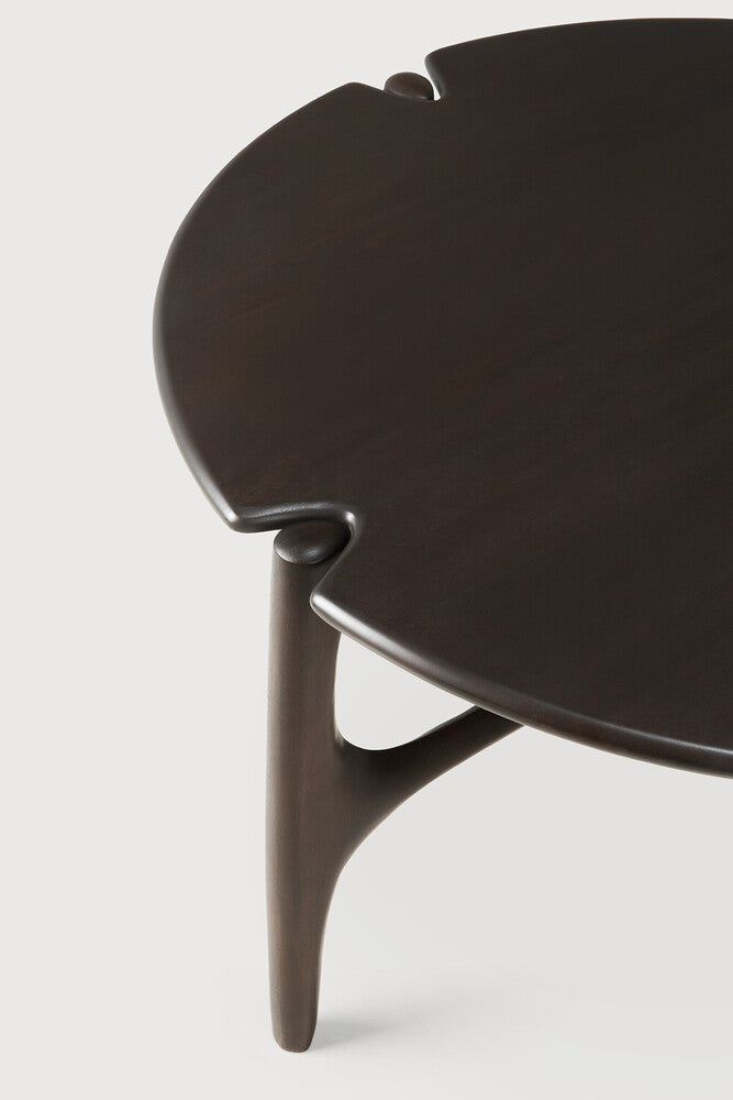 Pi Coffee Table | Varnished Mahogany | Dark Brown | Round