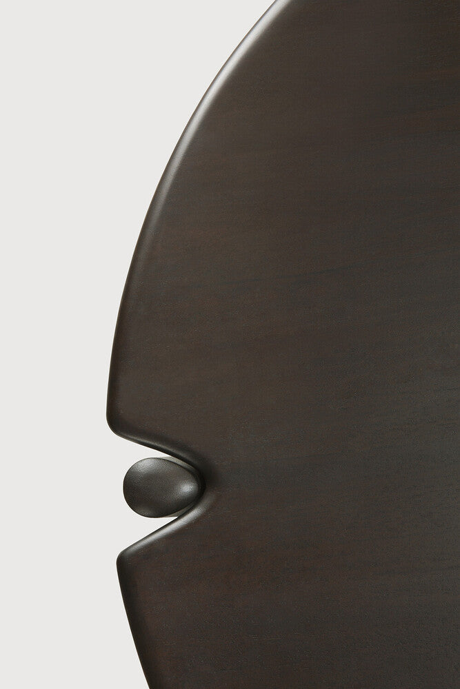 Pi Coffee Table | Varnished Mahogany | Dark Brown | Round