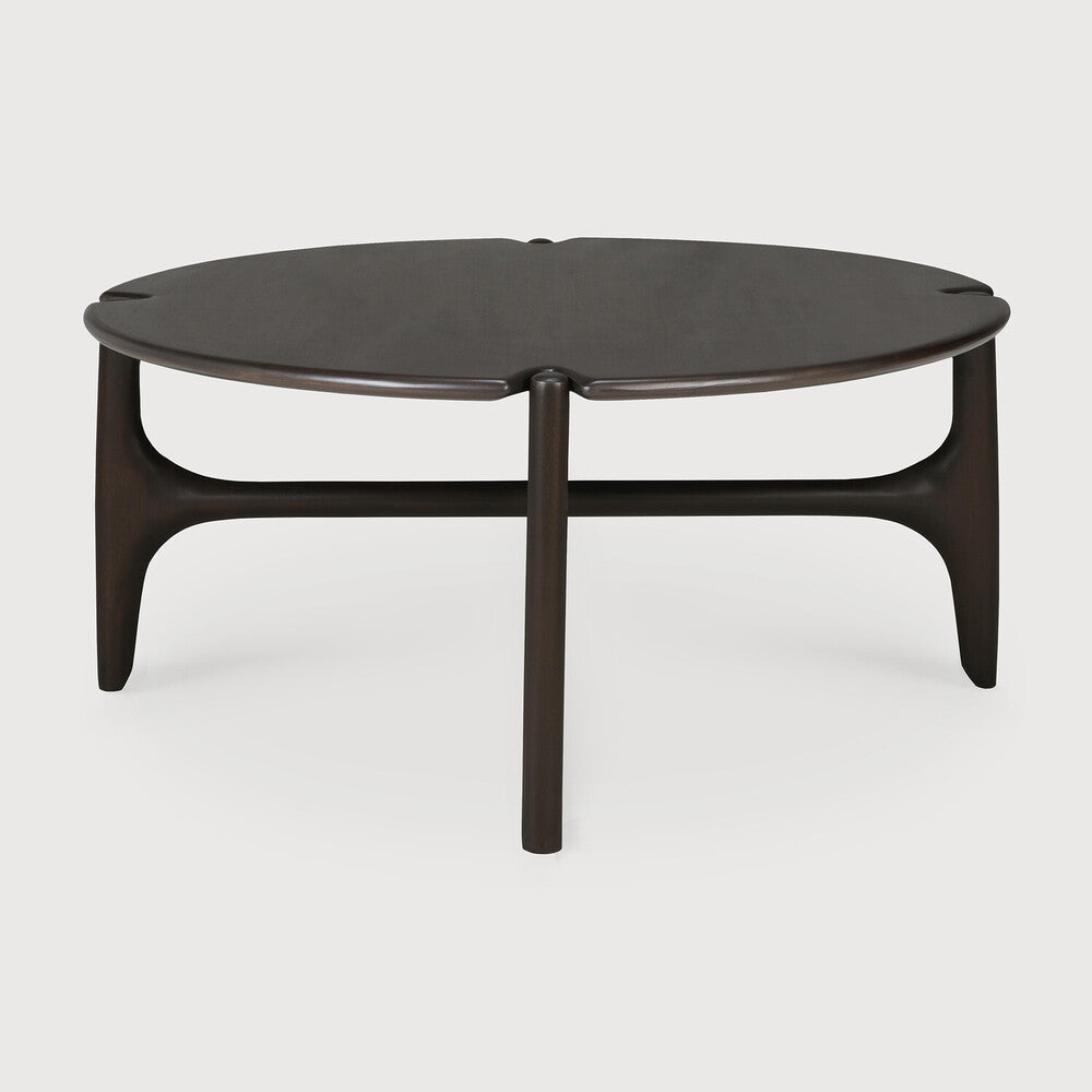 Pi Coffee Table | Varnished Mahogany | Dark Brown | Round