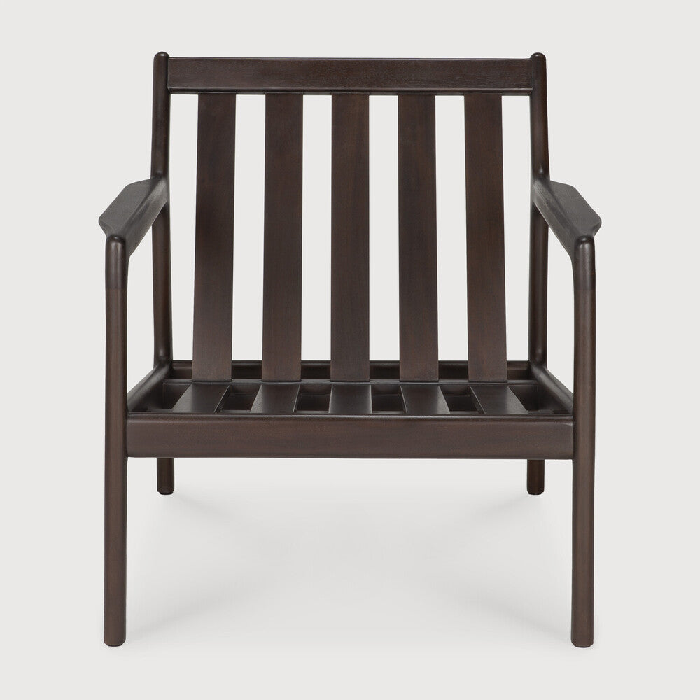 Jack Lounge Chair Frame | Varnished Mahogany | Dark Brown