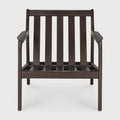 Jack Lounge Chair Frame | Varnished Mahogany | Dark Brown