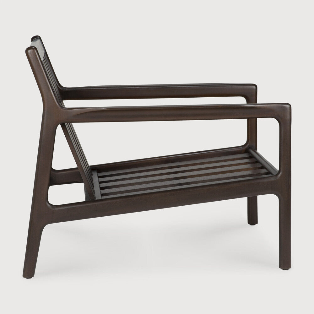 Jack Lounge Chair Frame | Varnished Mahogany | Dark Brown