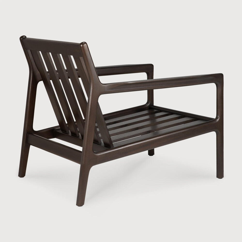Jack Lounge Chair Frame | Varnished Mahogany | Dark Brown