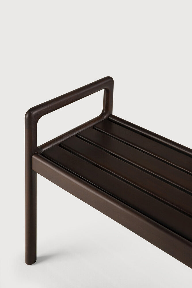 Jack Bench Frame | Varnished Mahogany | Dark Brown