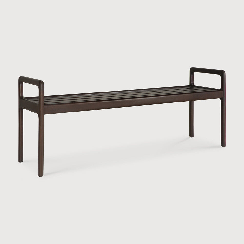 Jack Bench Frame | Varnished Mahogany | Dark Brown