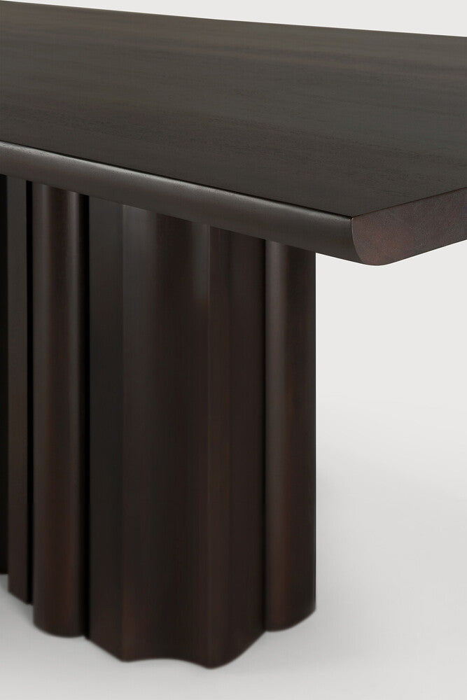Sequence Dining Table | Varnished Mahogany | Dark Brown | Rectangular