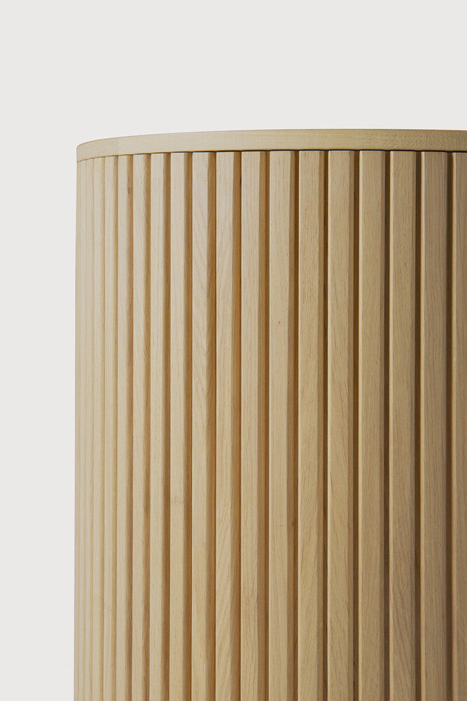 Roller Max Side Table | Oak | Round | Removable Cover