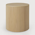 Roller Max Side Table | Oak | Round | Removable Cover