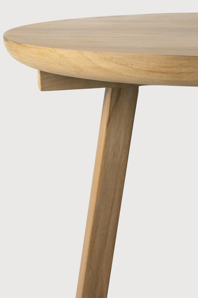 Tripod Side Table | Varnished Oak | Round