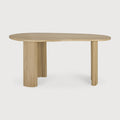 Boomerang Desk | Varnished Oak | Pebble Shape