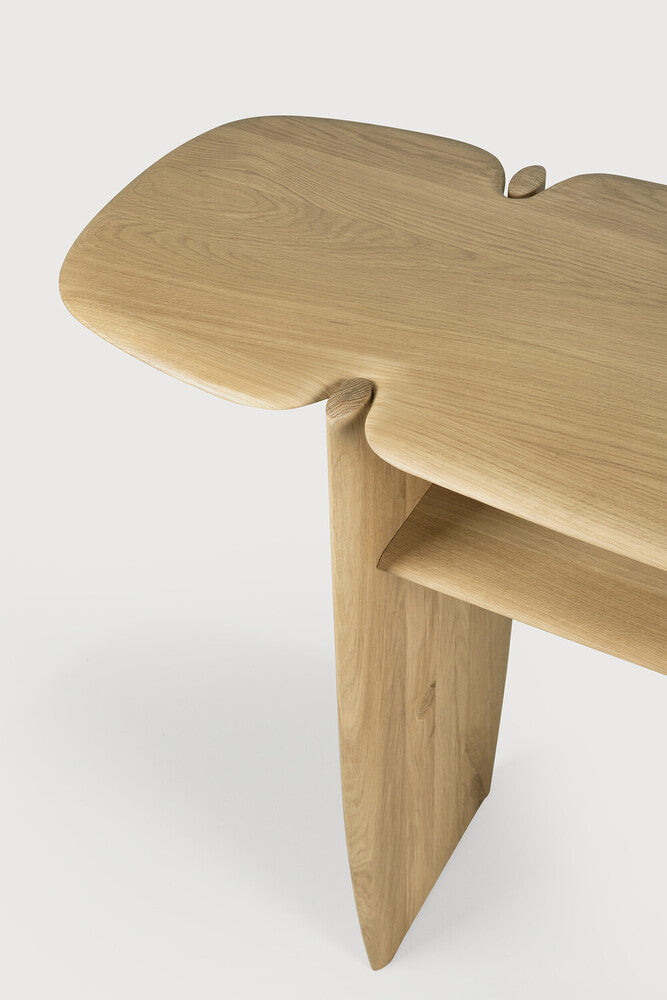 Pi Console | Oak | 2 Legs