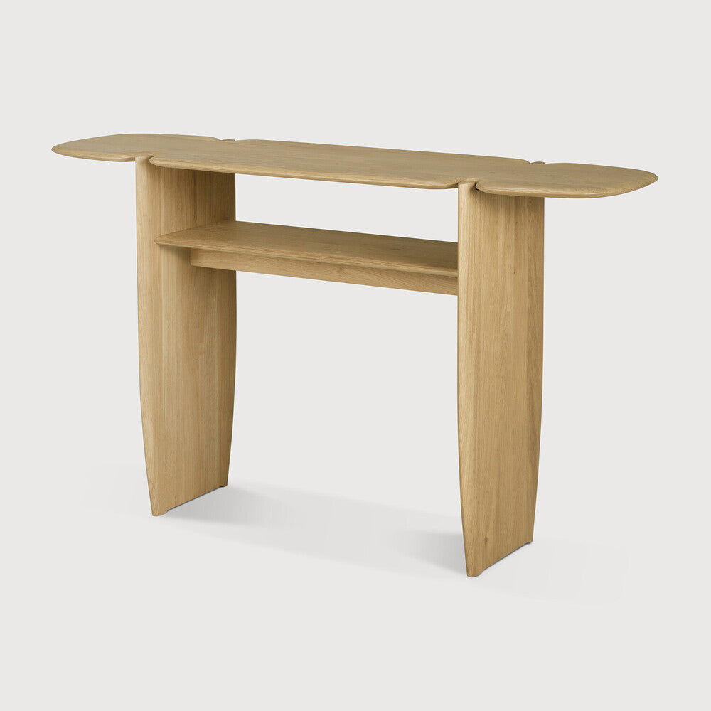 Pi Console | Oak | 2 Legs