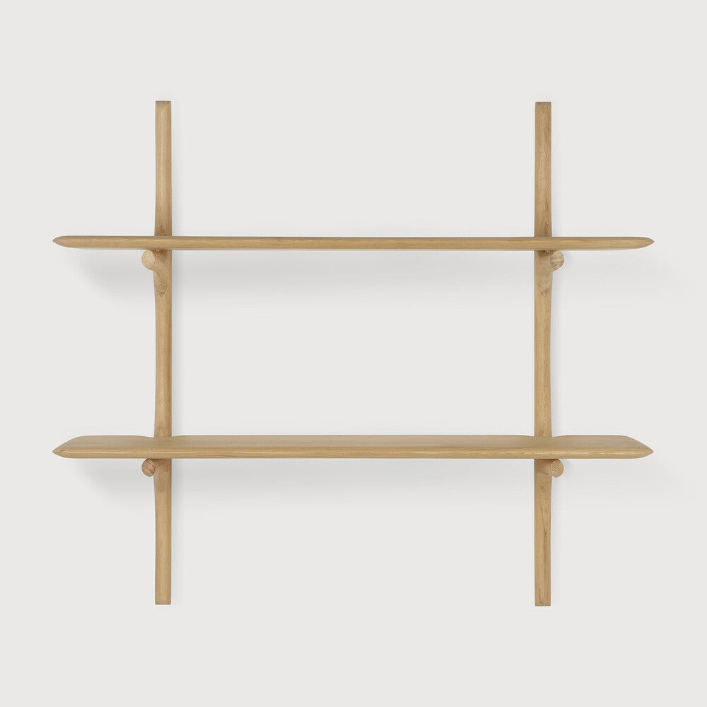 Pi Wall Shelf | Oak | 2 Shelves