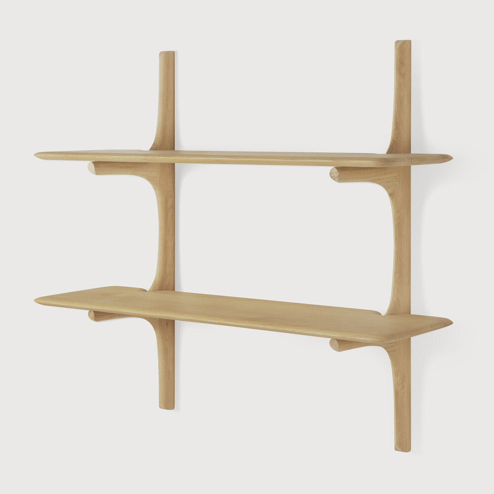 Pi Wall Shelf | Oak | 2 Shelves
