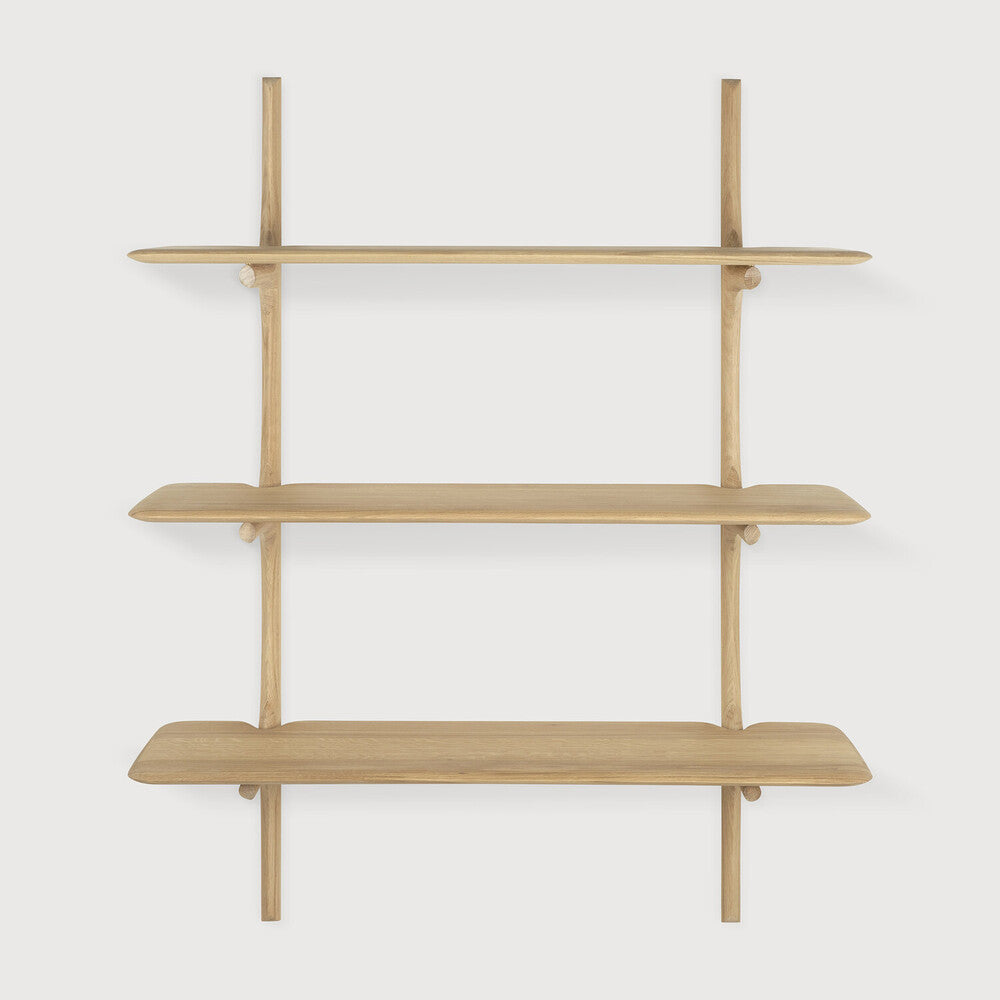 Pi Wall Shelf | Oak | 3 Shelves