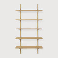 Pi Wall Shelf | Oak | 5 Shelves