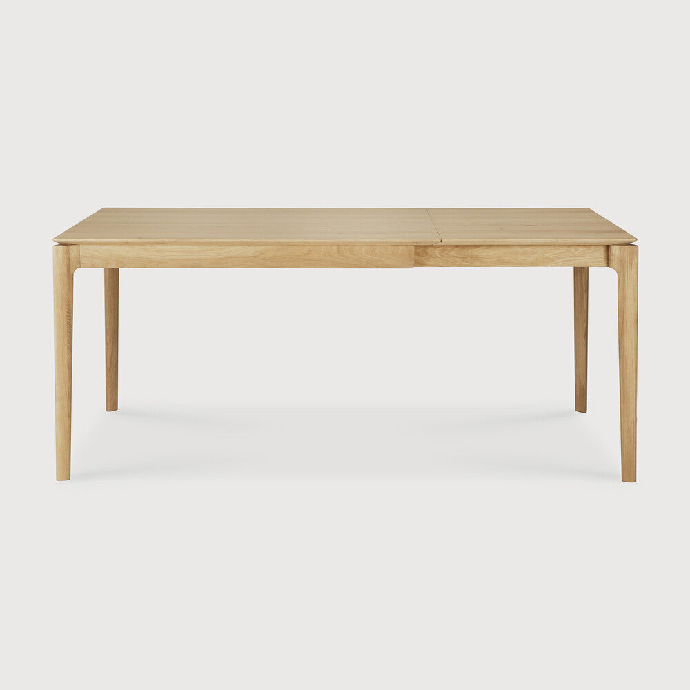 Bok Extendable Dining Table | Varnished Oak | Rectangular | 47"|71" X 35"