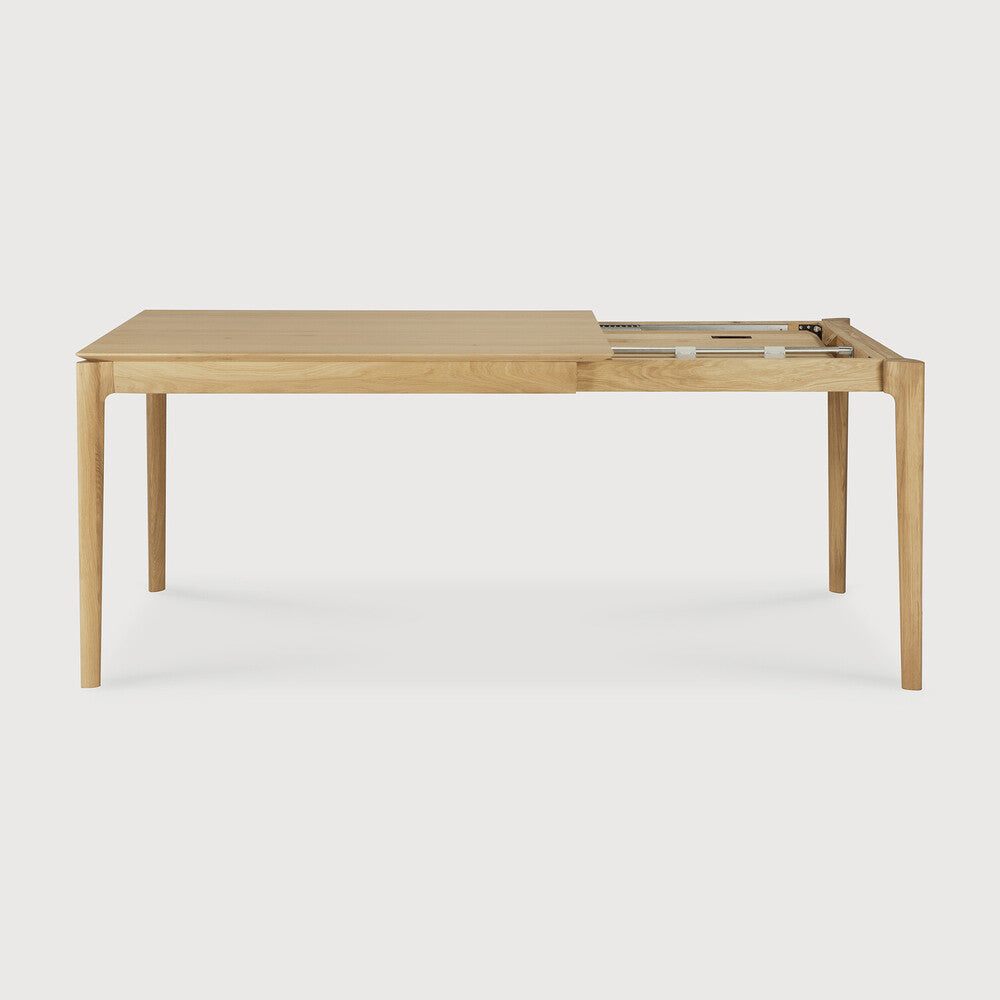 Bok Extendable Dining Table | Varnished Oak | Rectangular | 47"|71" X 35"