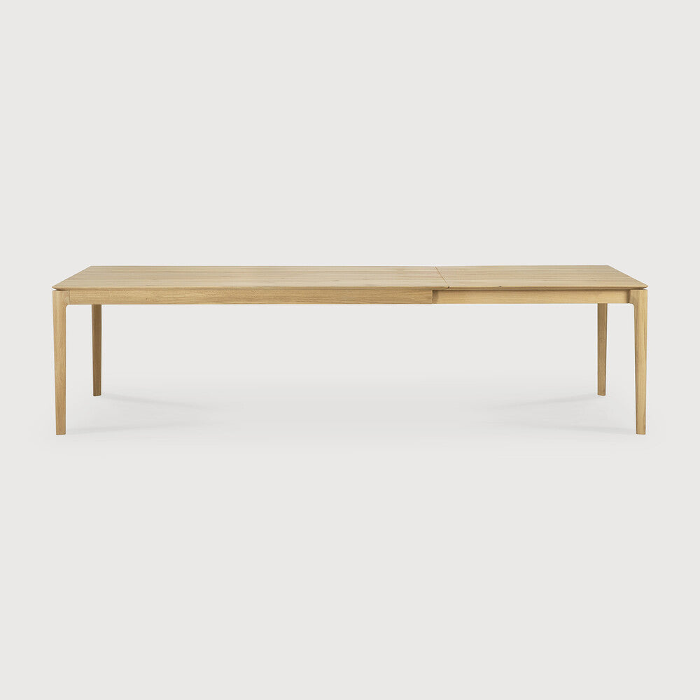 Bok Extendable Dining Table | Varnished Oak | Rectangular | 79"|118" X 39"