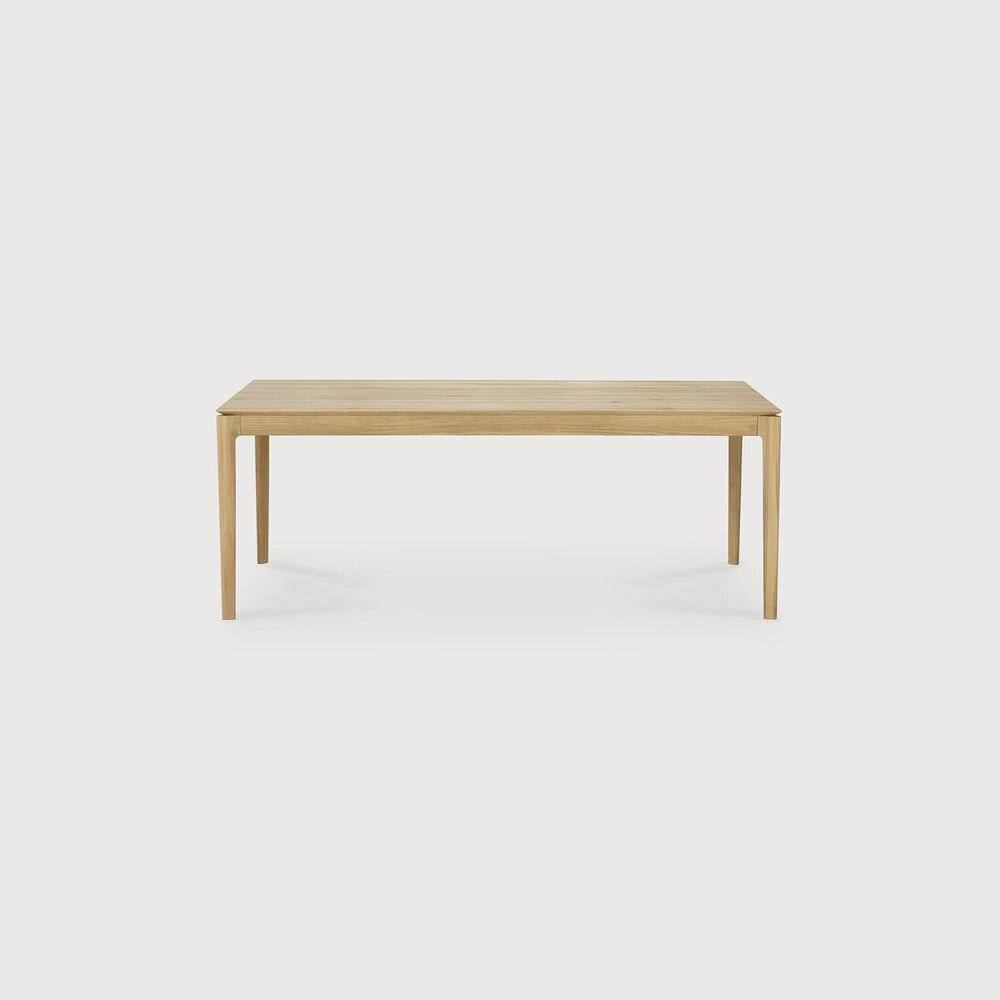 Bok Extendable Dining Table | Varnished Oak | Rectangular | 71"|110" X 39"