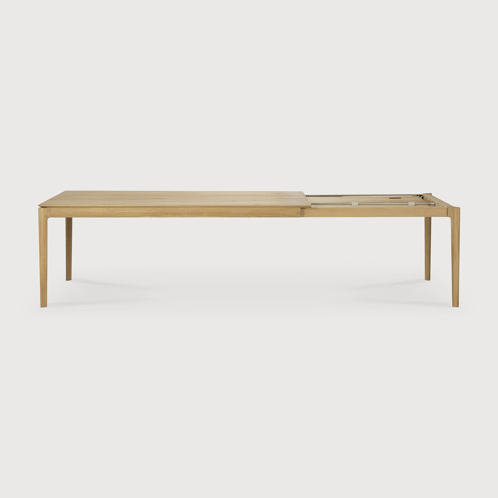 Bok Extendable Dining Table | Varnished Oak | Rectangular | 71"|110" X 39"