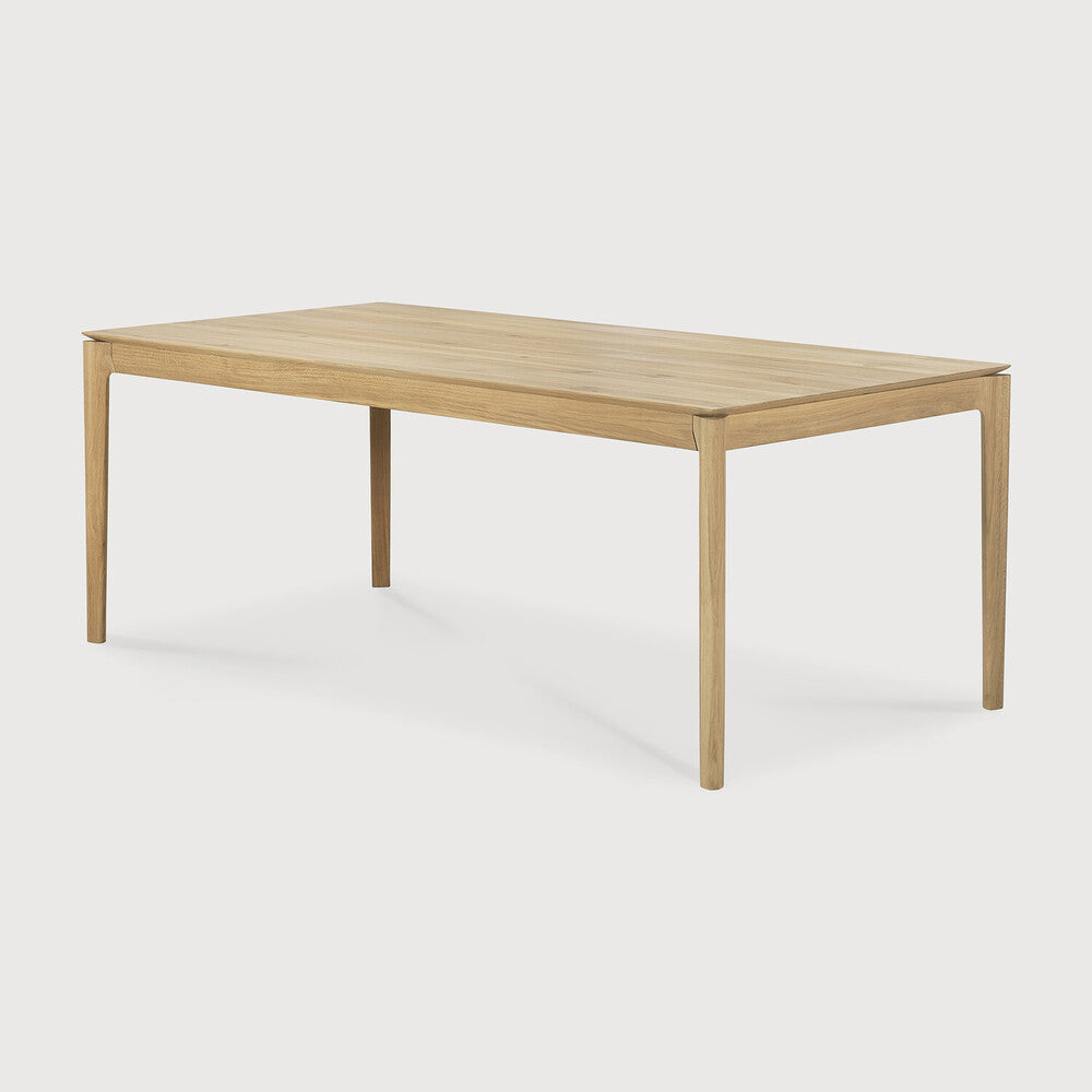 Bok Extendable Dining Table | Varnished Oak | Rectangular | 71"|110" X 39"