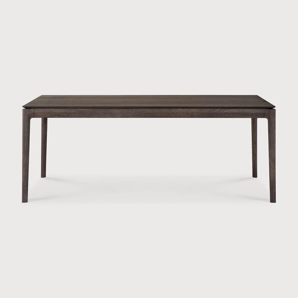 Bok Extendable Dining Table | Varnished Oak | Brown | Rectangular | 79"|118" X 39"