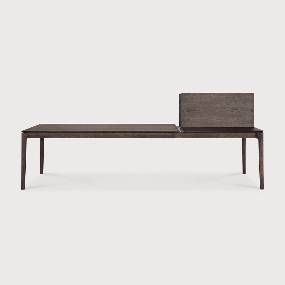 Bok Extendable Dining Table | Varnished Oak | Brown | Rectangular | 79"|118" X 39"
