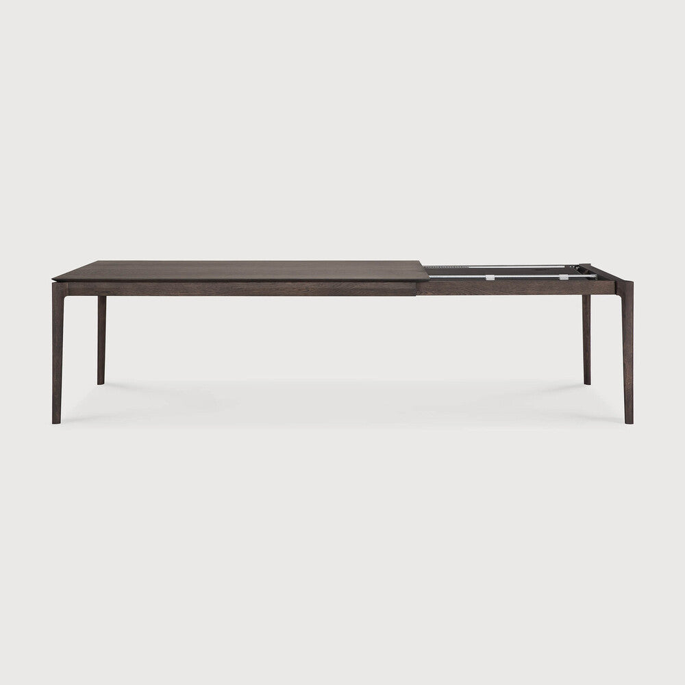 Bok Extendable Dining Table | Varnished Oak | Brown | Rectangular | 79"|118" X 39"
