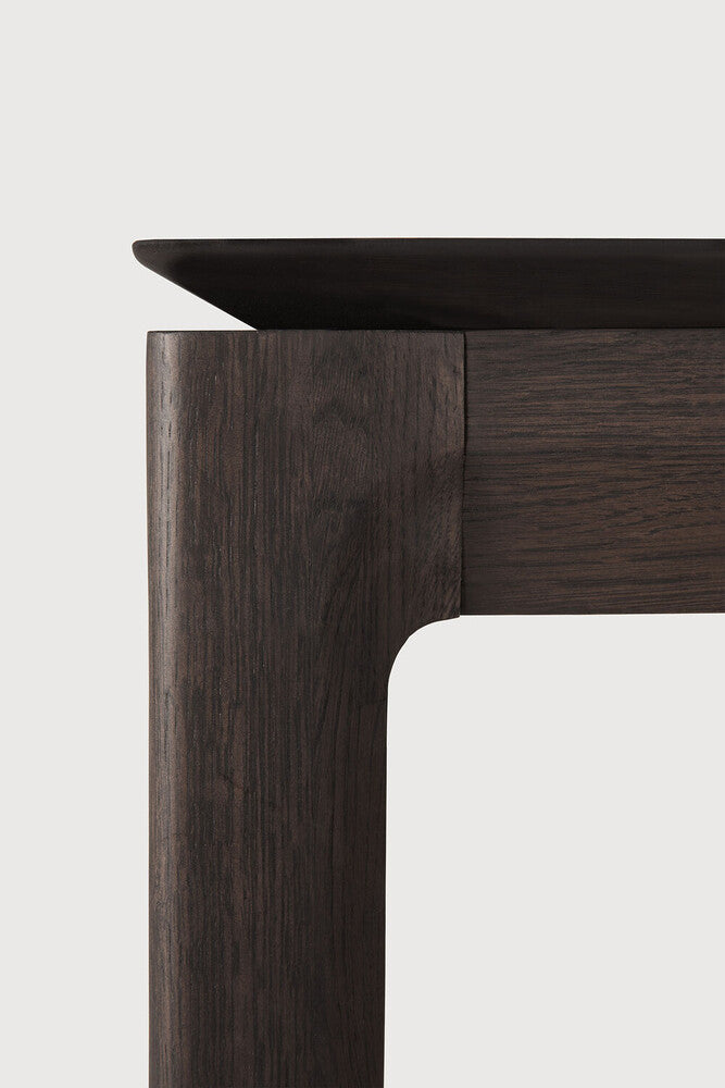 Bok Extendable Dining Table | Varnished Oak | Brown | Rectangular | 55"|87" X 35"