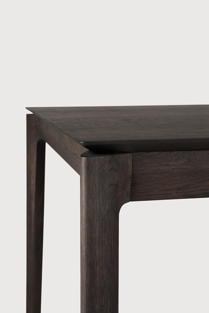 Bok Extendable Dining Table | Varnished Oak | Brown | Rectangular | 55"|87" X 35"