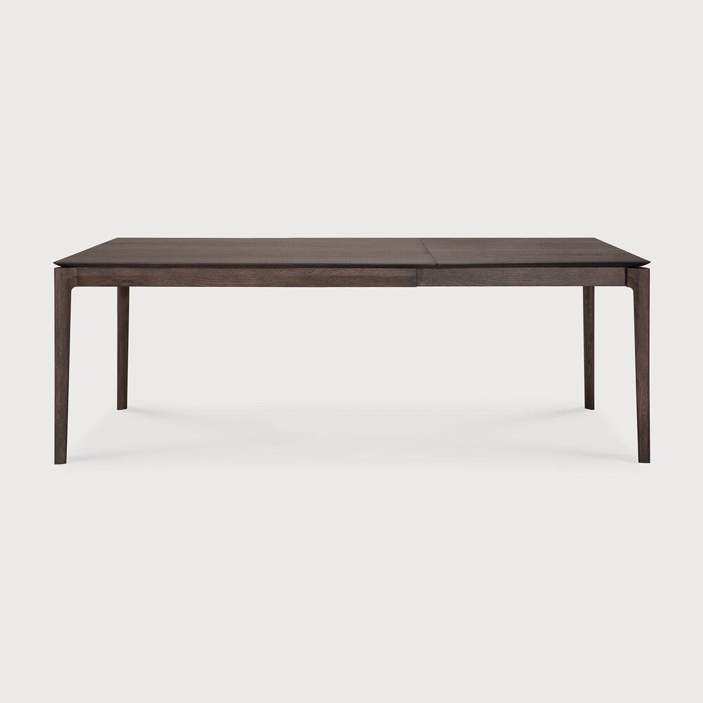 Bok Extendable Dining Table | Varnished Oak | Brown | Rectangular | 55"|87" X 35"