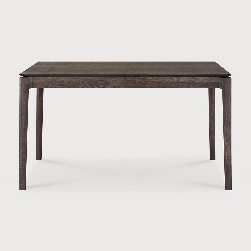 Bok Extendable Dining Table | Varnished Oak | Brown | Rectangular | 55"|87" X 35"