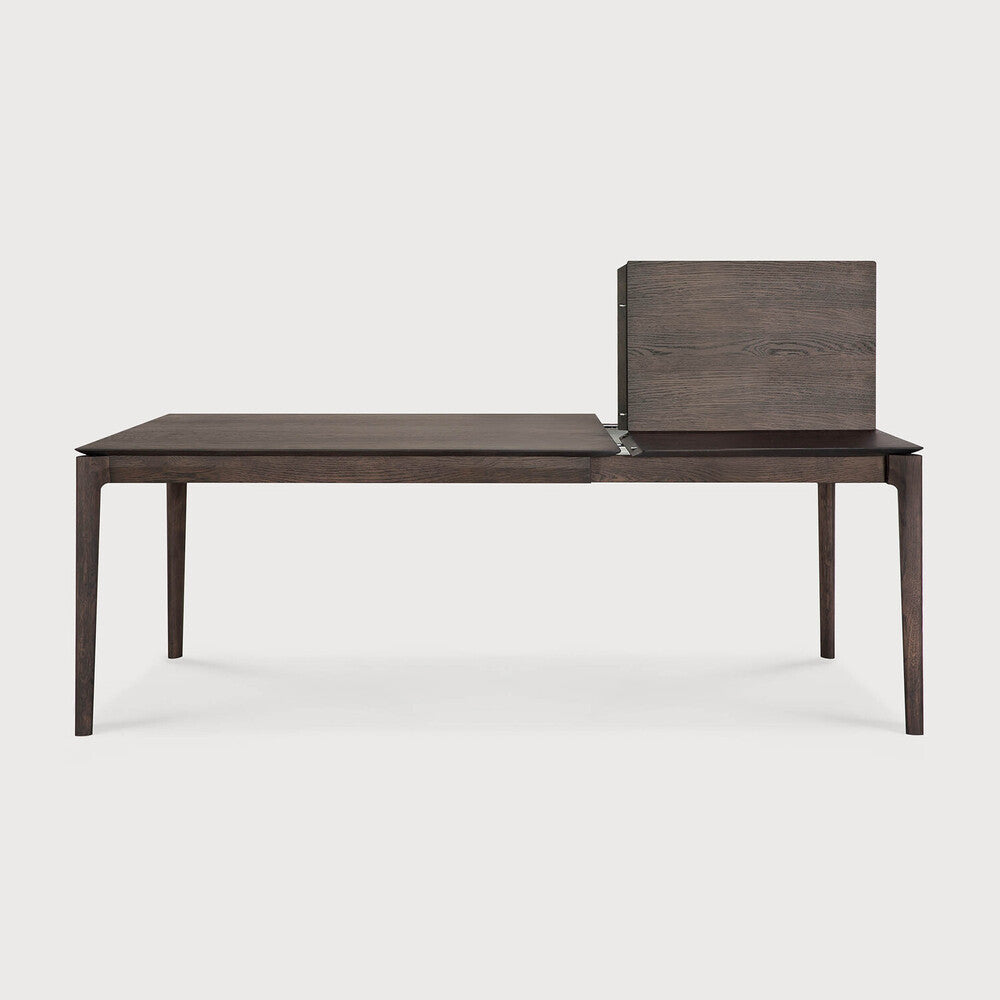 Bok Extendable Dining Table | Varnished Oak | Brown | Rectangular | 55"|87" X 35"