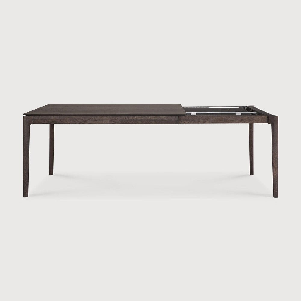Bok Extendable Dining Table | Varnished Oak | Brown | Rectangular | 55"|87" X 35"