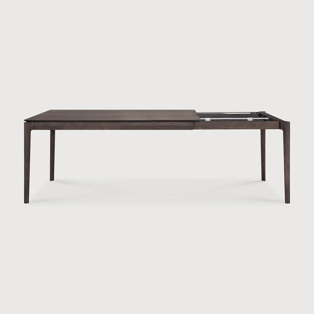 Bok Extendable Dining Table | Varnished Oak | Brown | Rectangular | 63"|94" X 35"