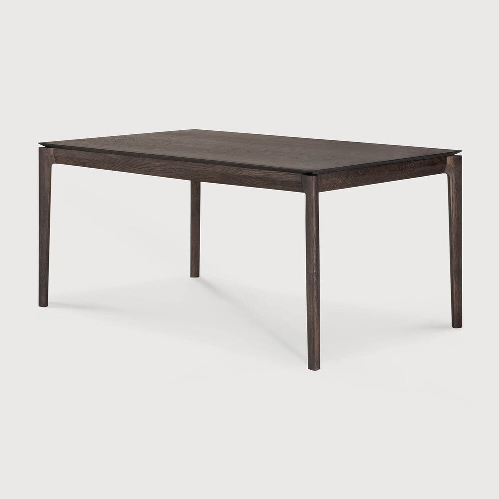 Bok Extendable Dining Table | Varnished Oak | Brown | Rectangular | 63"|94" X 35"