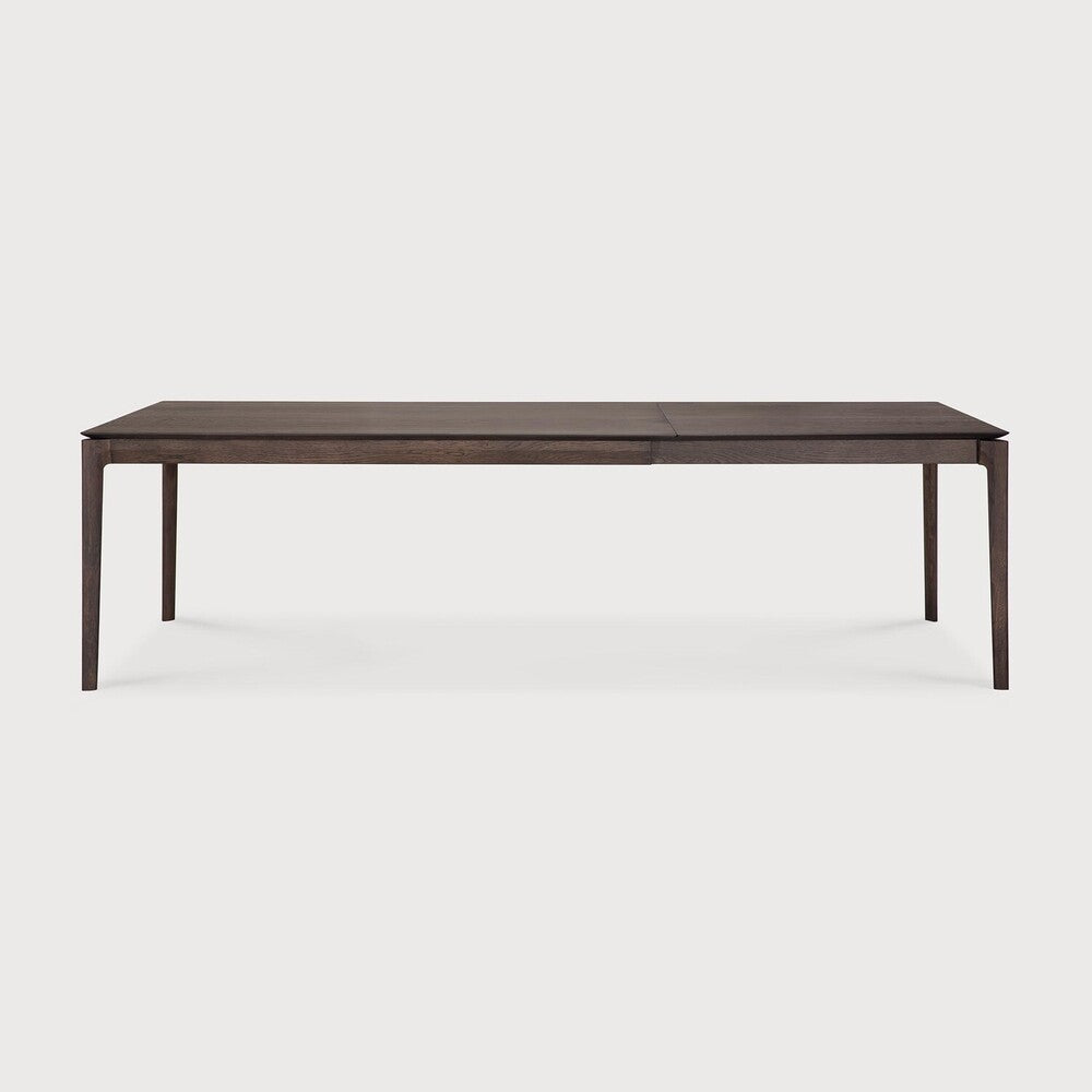 Bok Extendable Dining Table | Varnished Oak | Brown | Rectangular | 71"|110" X 39"