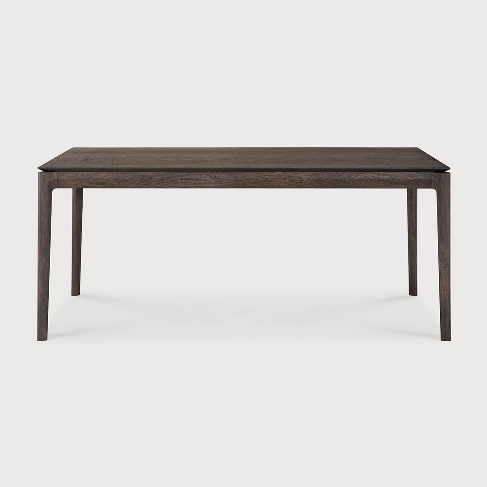 Bok Extendable Dining Table | Varnished Oak | Brown | Rectangular | 71"|110" X 39"